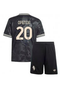 Juventus Lois Openda #20 Jalkapallovaatteet Lasten Kolmas peliasu 2025-26 Lyhythihainen (+ Lyhyet housut)